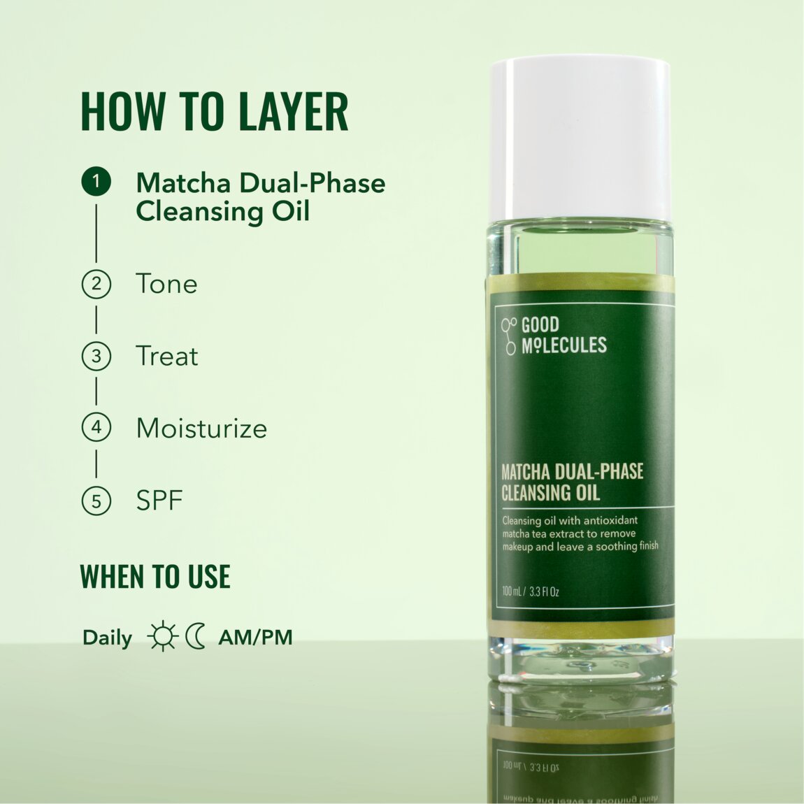 Matcha Dual-Phase Cleansing Oil O0